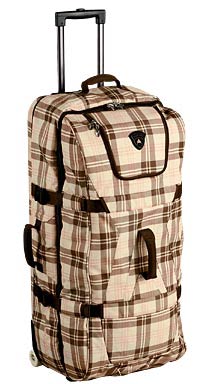 Burton wheelie double deck, Plaid mocha - Photo: Burton