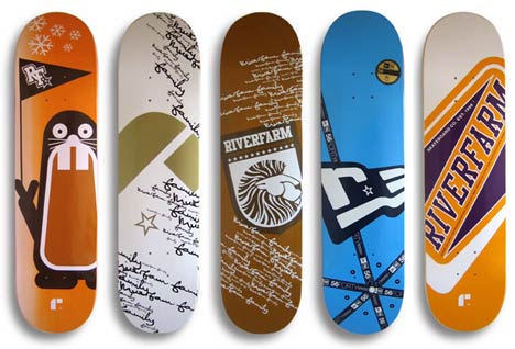 Riverfarm Family 2006 skateboards