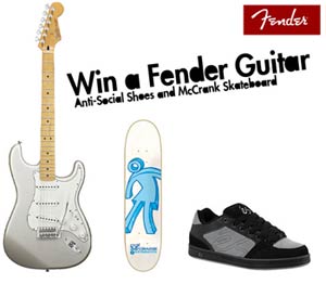 Win a fender guitar